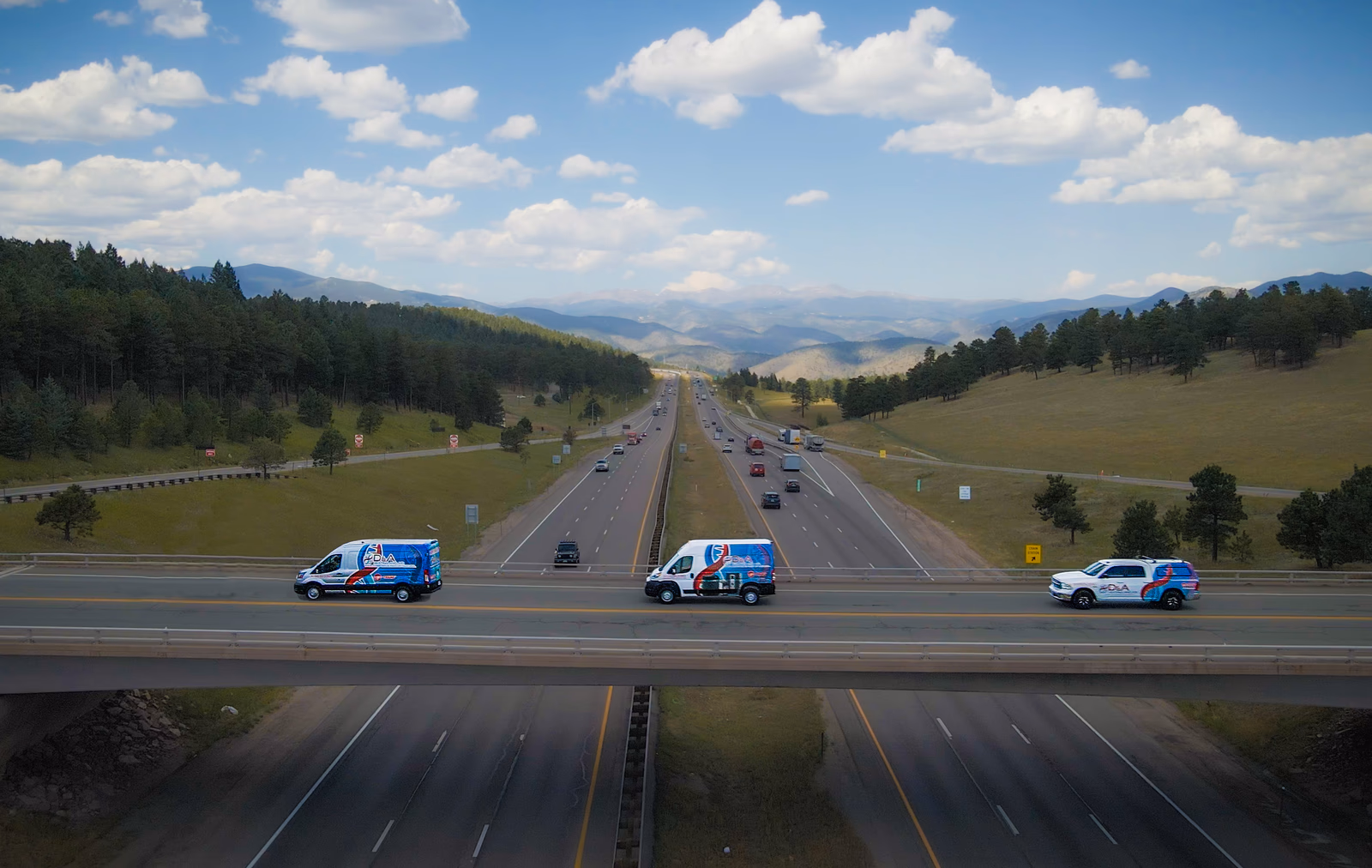 D&A Heating and Air vehicle wrap in Denver, CO