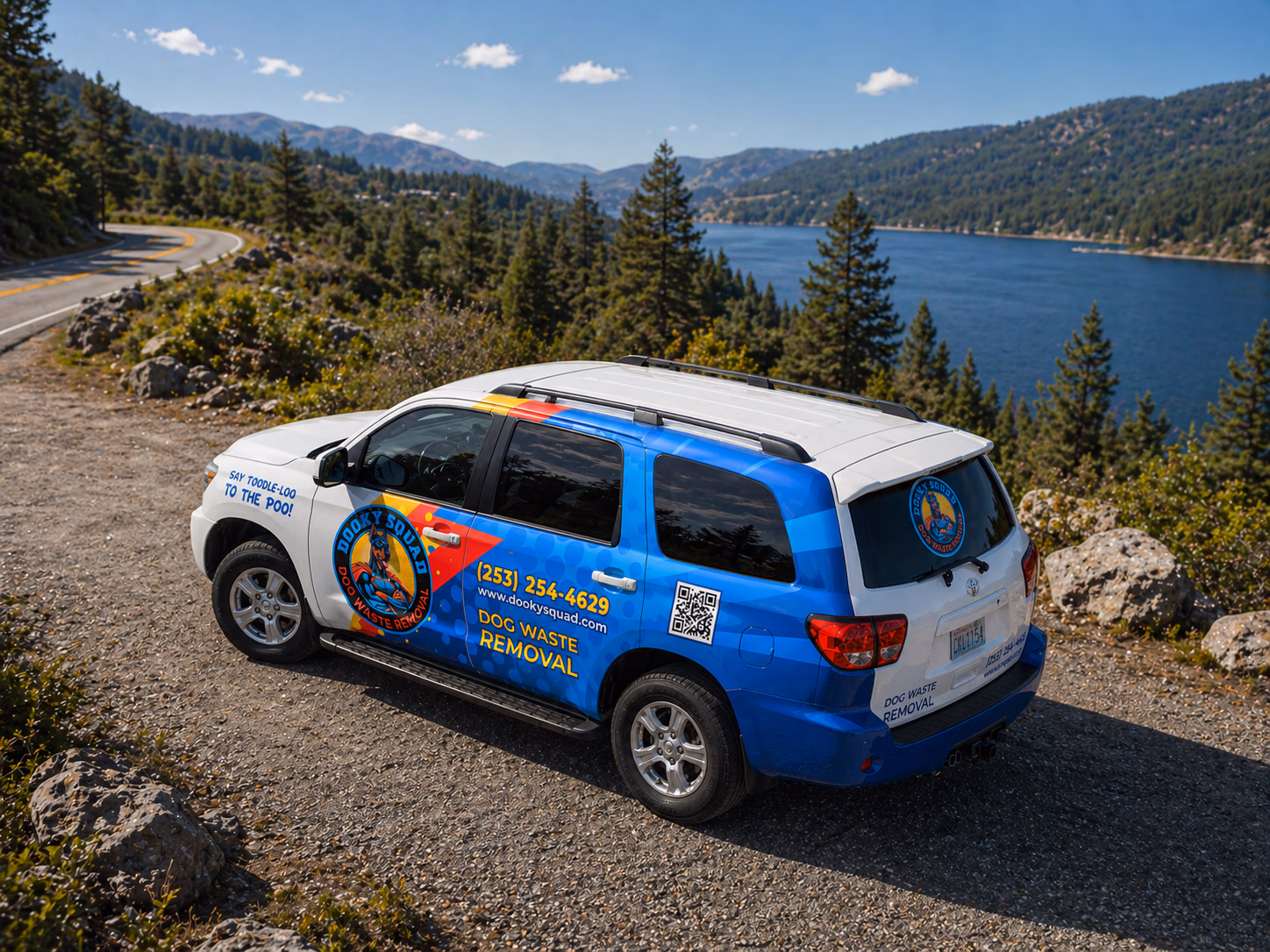 Dooky Squad vehicle wrap in Tacoma, WA
