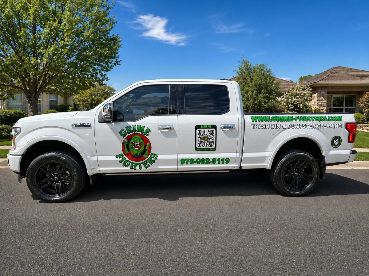 Spot graphics on a Ford F-150 truck in Grand Junction, CO