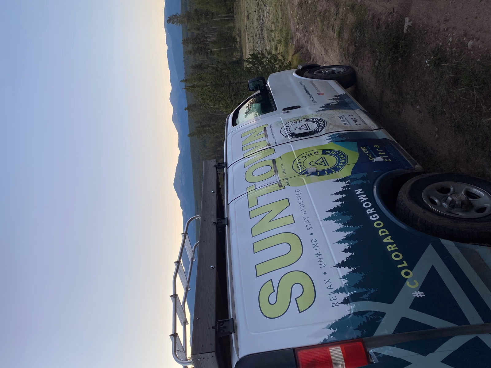 Suntown Sparkling vehicle wrap in Denver, CO