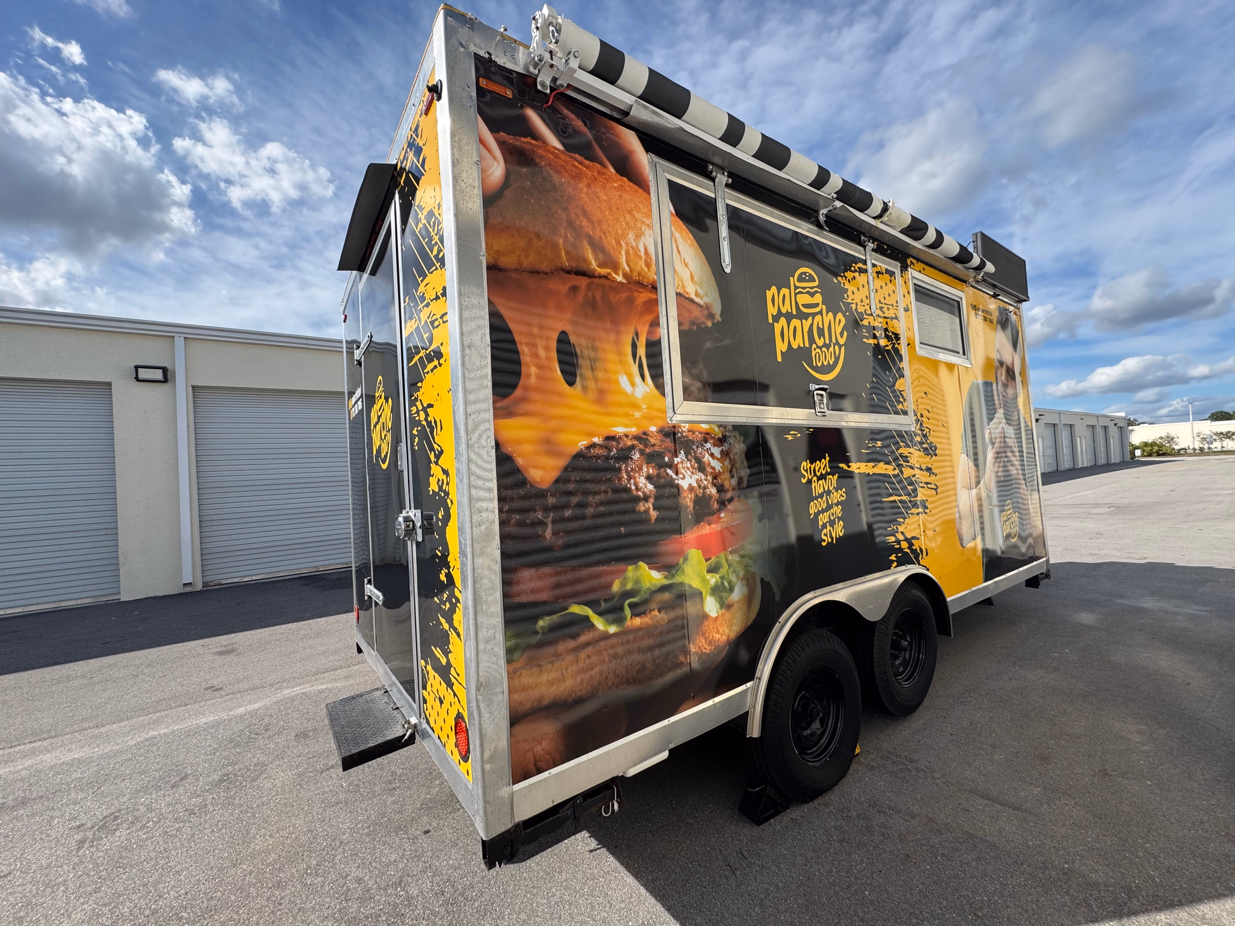 Pal Parche Food vehicle wrap in Port Saint Lucie, FL