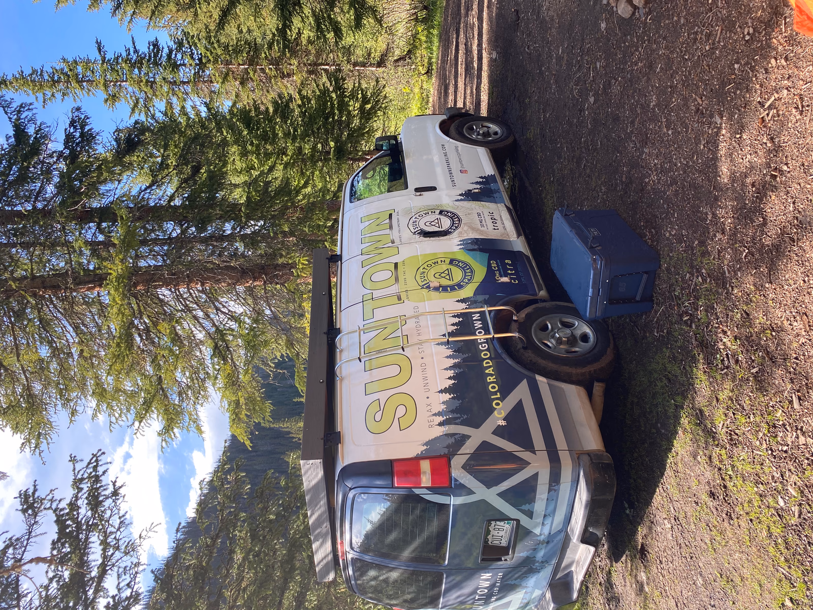 Suntown Sparkling vehicle wrap in Denver, CO