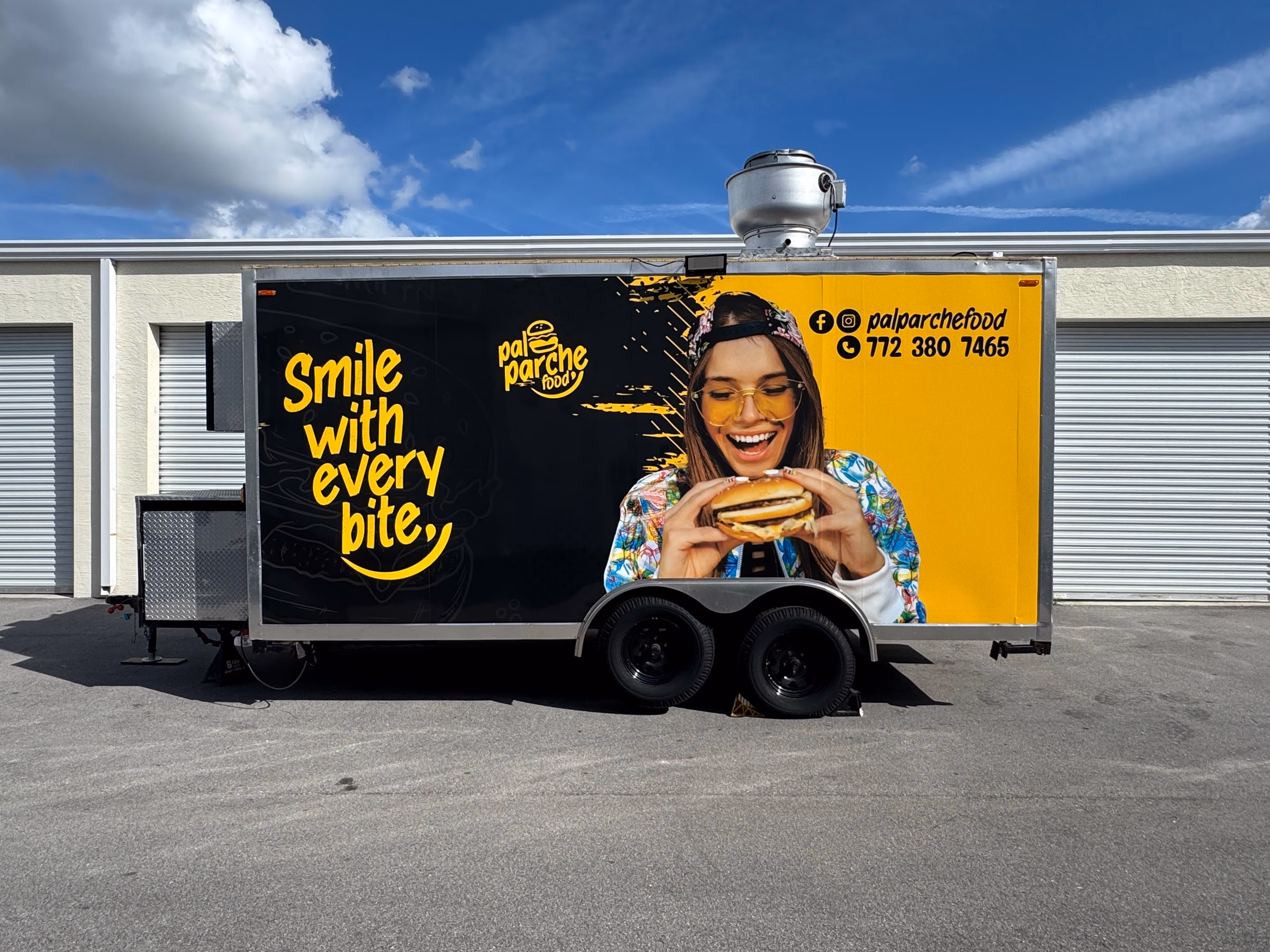 Pal Parche Food vehicle wrap in Port Saint Lucie, FL