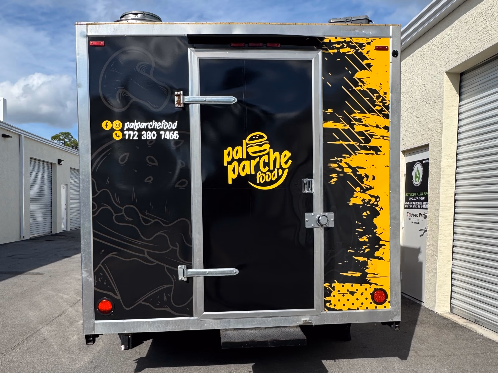 Pal Parche Food vehicle wrap in Port Saint Lucie, FL