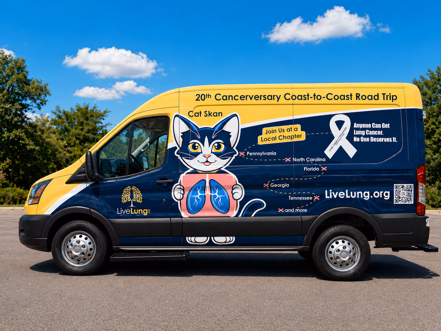 LiveLung vehicle wrap in High Point, NC
