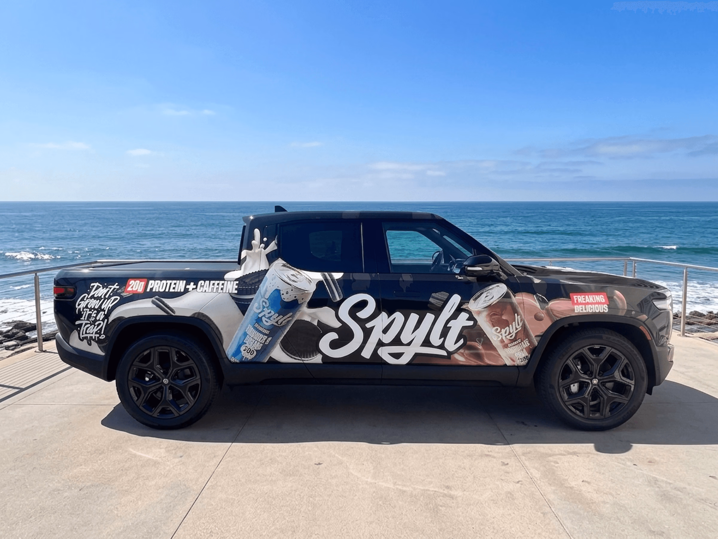Spylt vehicle wrap in Burbank, CA