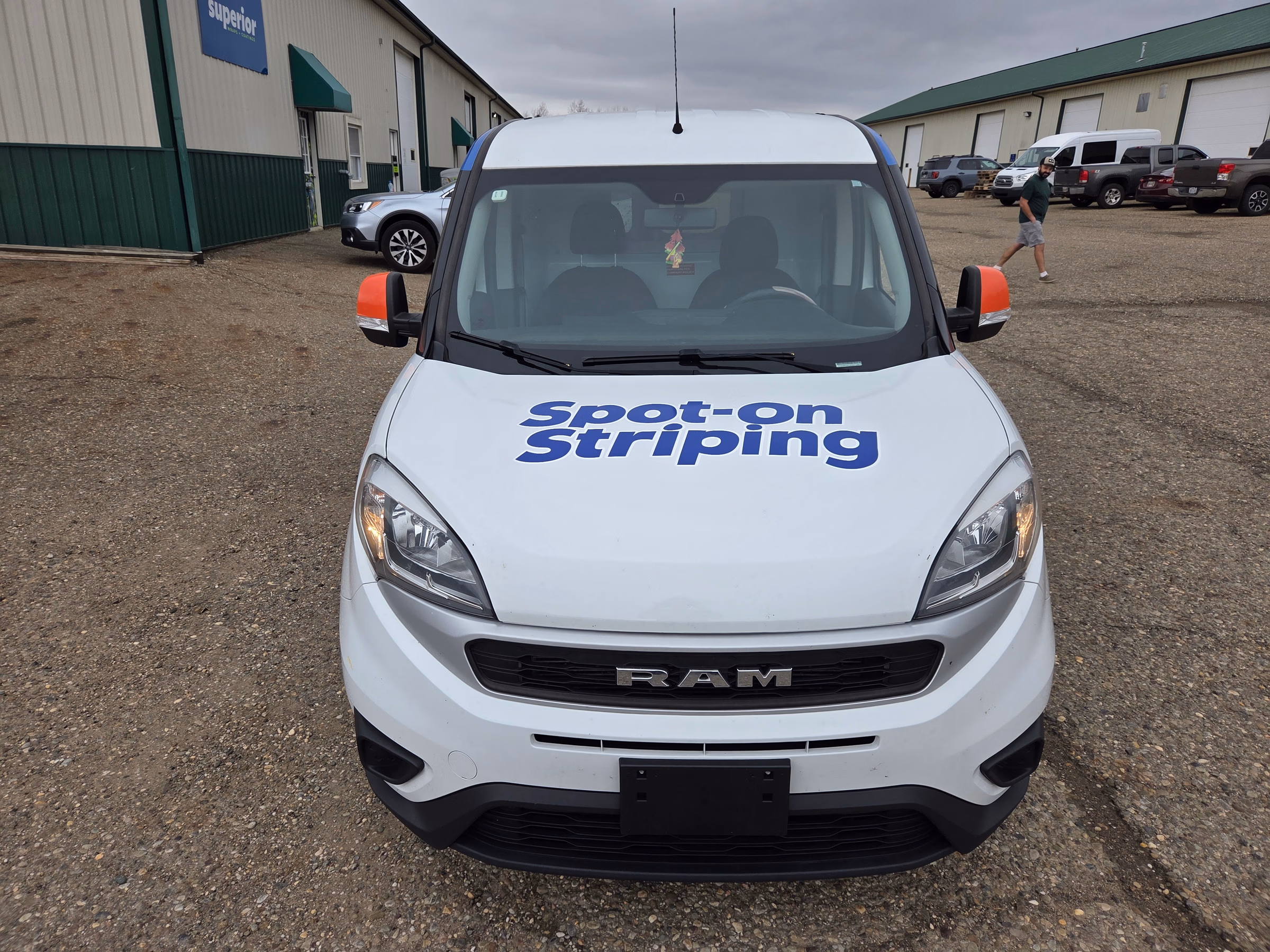 Spot-On Striping vehicle wrap in Youngstown, OH