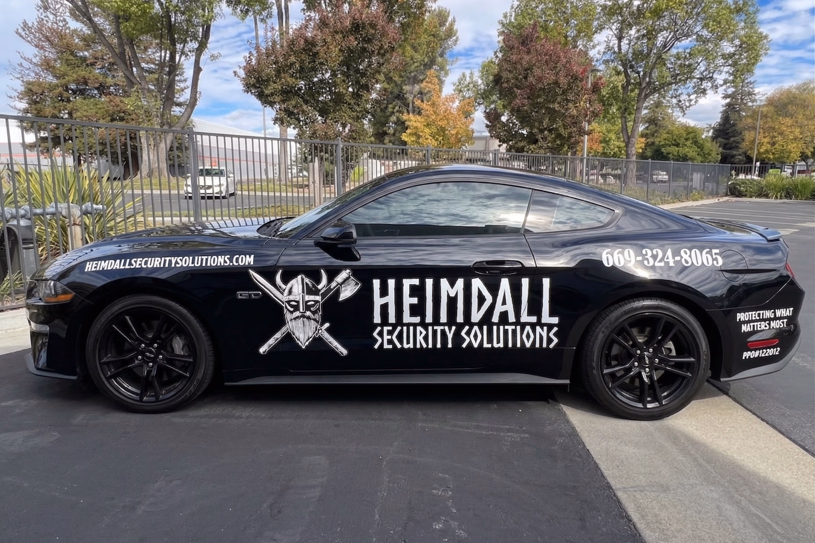Heimdall Security Solutions vehicle wrap