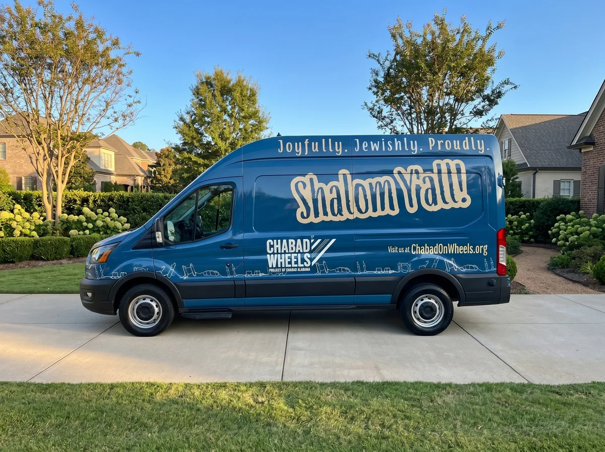 Full wrap on a Ford Transit van in Birmingham, AL
