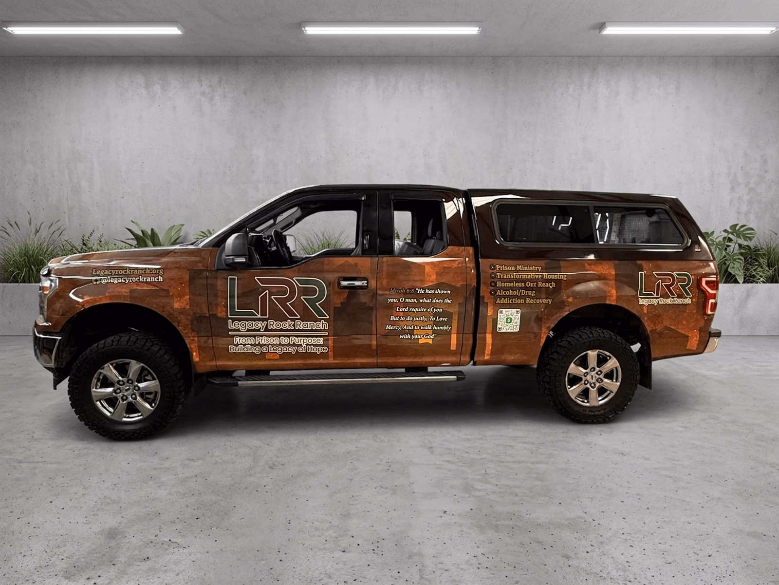 Legacy Rock Ranch vehicle wrap in Alvarado, TX