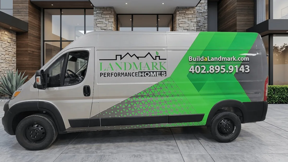 Partial wrap on a Ram ProMaster van in Omaha, NE