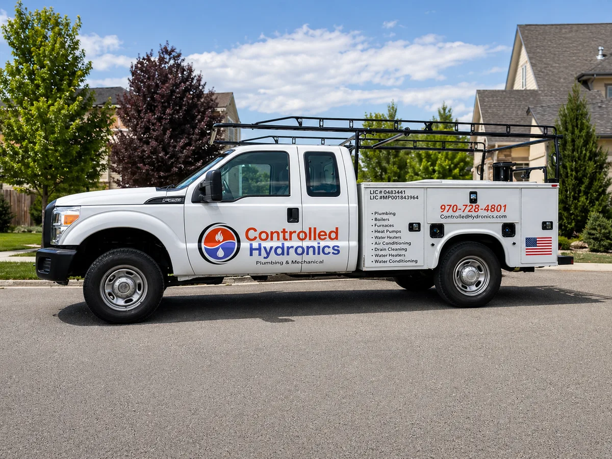 Spot graphics on a Ford F-250 Super Duty truck in Telluride, CO