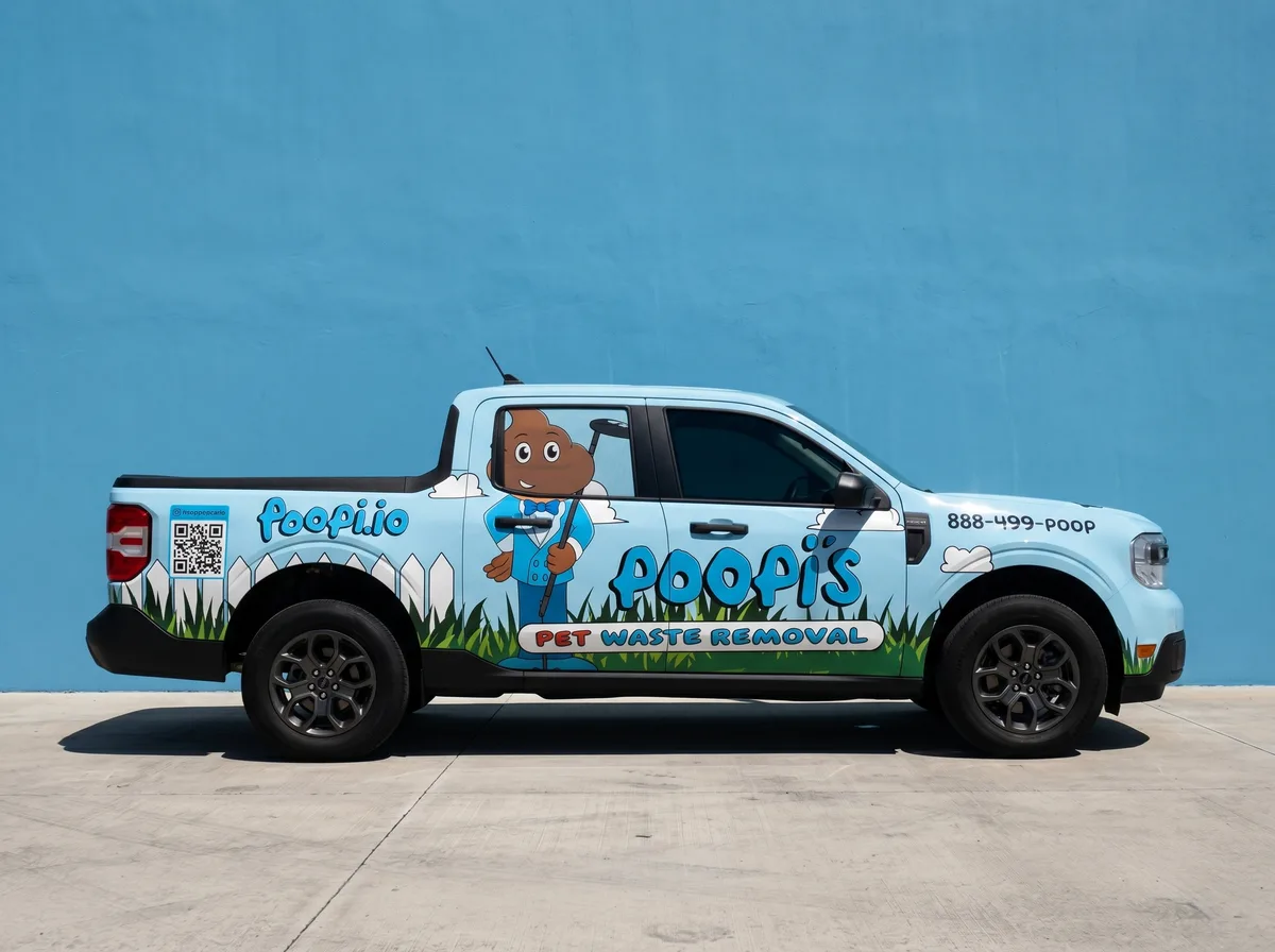 Full wrap on a Ford Maverick truck in Miami, FL