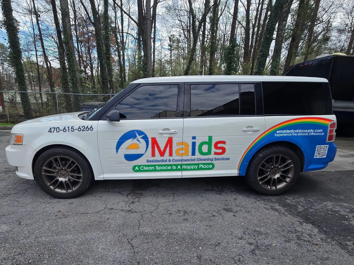 Partial wrap on a Ford Flex SUV in Marietta, GA