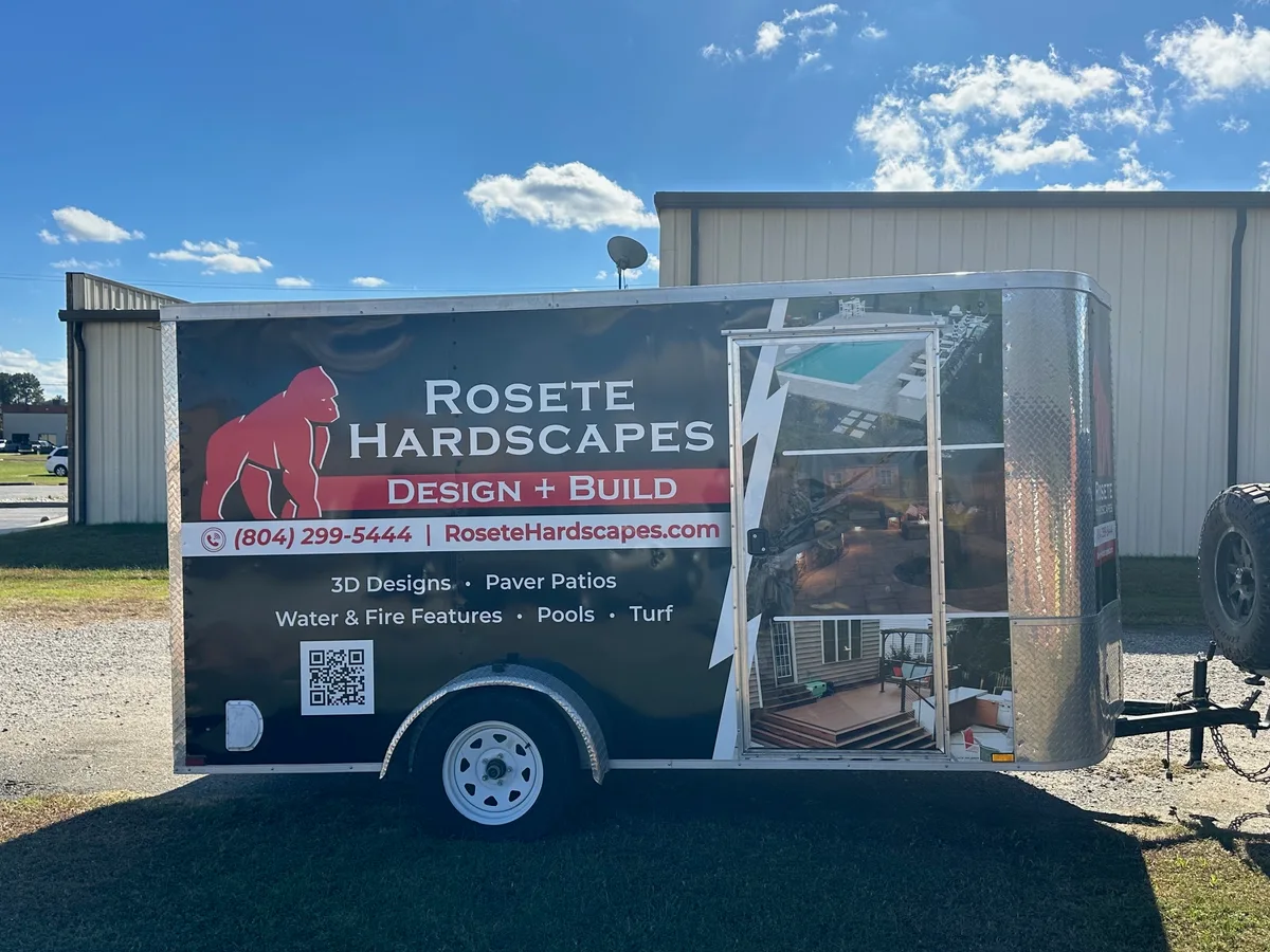 Full wrap on a trailer in Richmond, VA