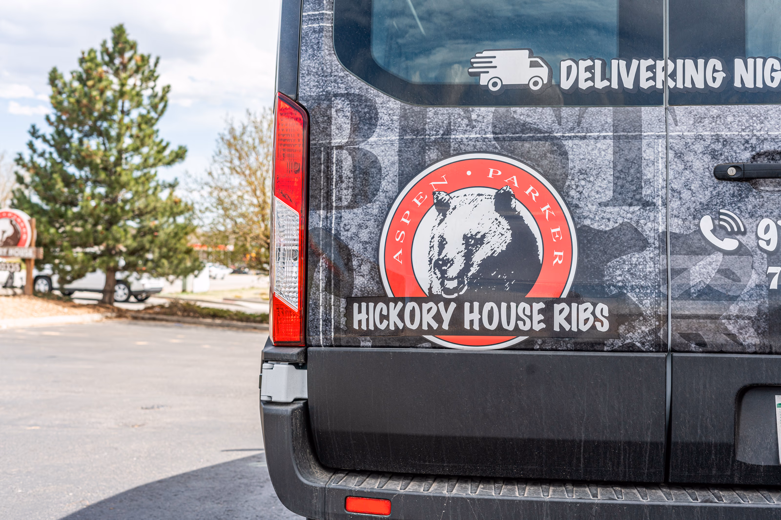 Hickory House Ribs vehicle wrap in Aspen, CO