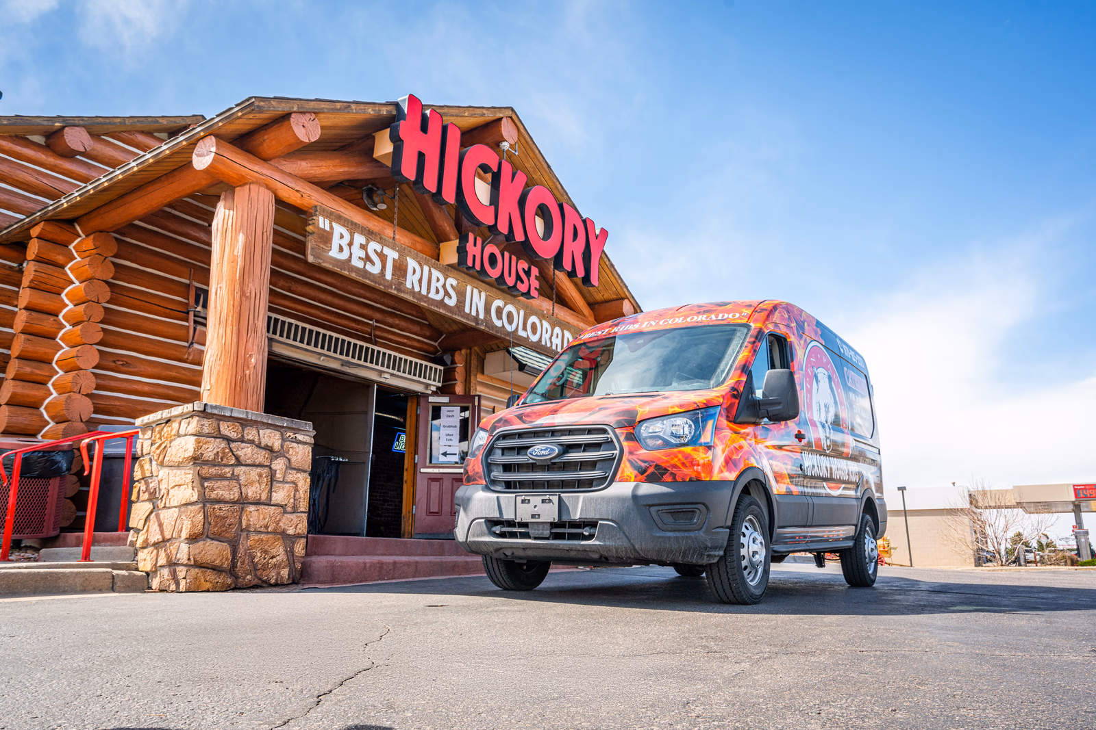 Hickory House Ribs vehicle wrap in Aspen, CO