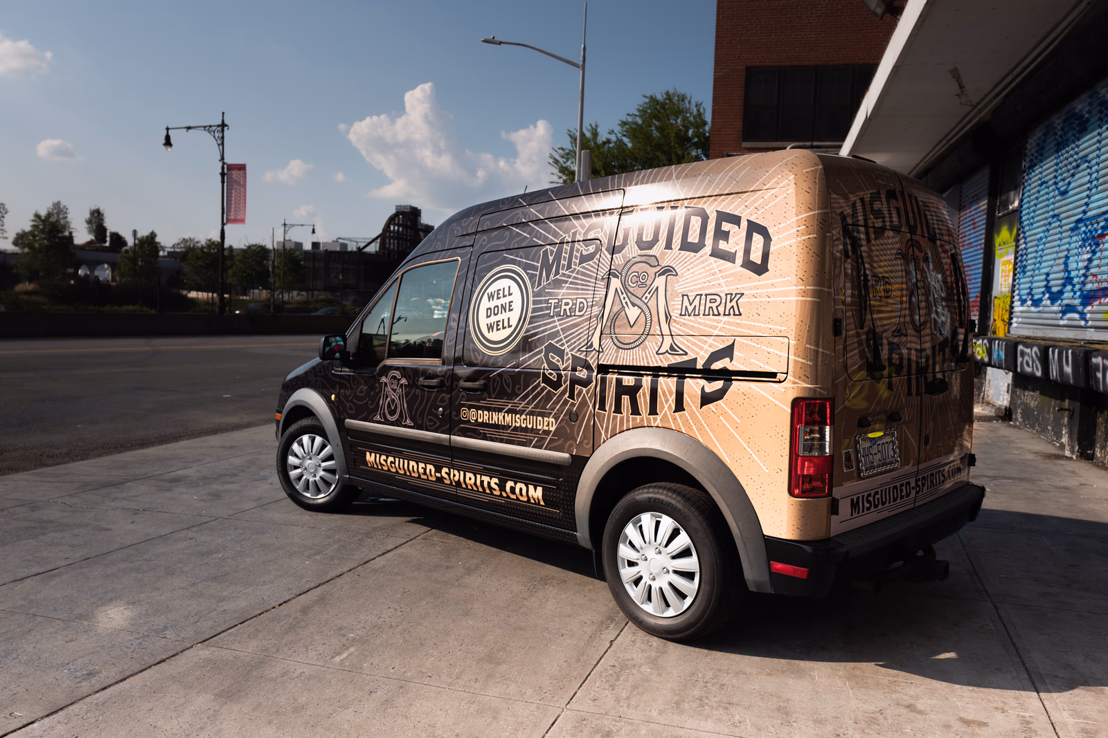 Misguided Spirits vehicle wrap in Chicago, IL