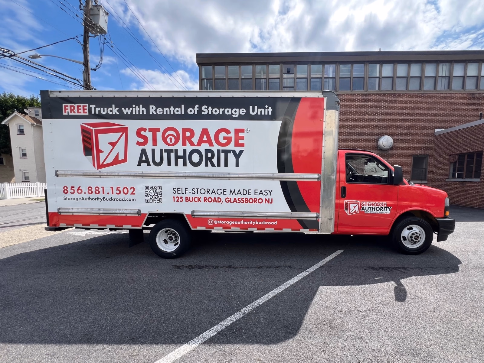 Storage Authority vehicle wrap in Harrison, NY