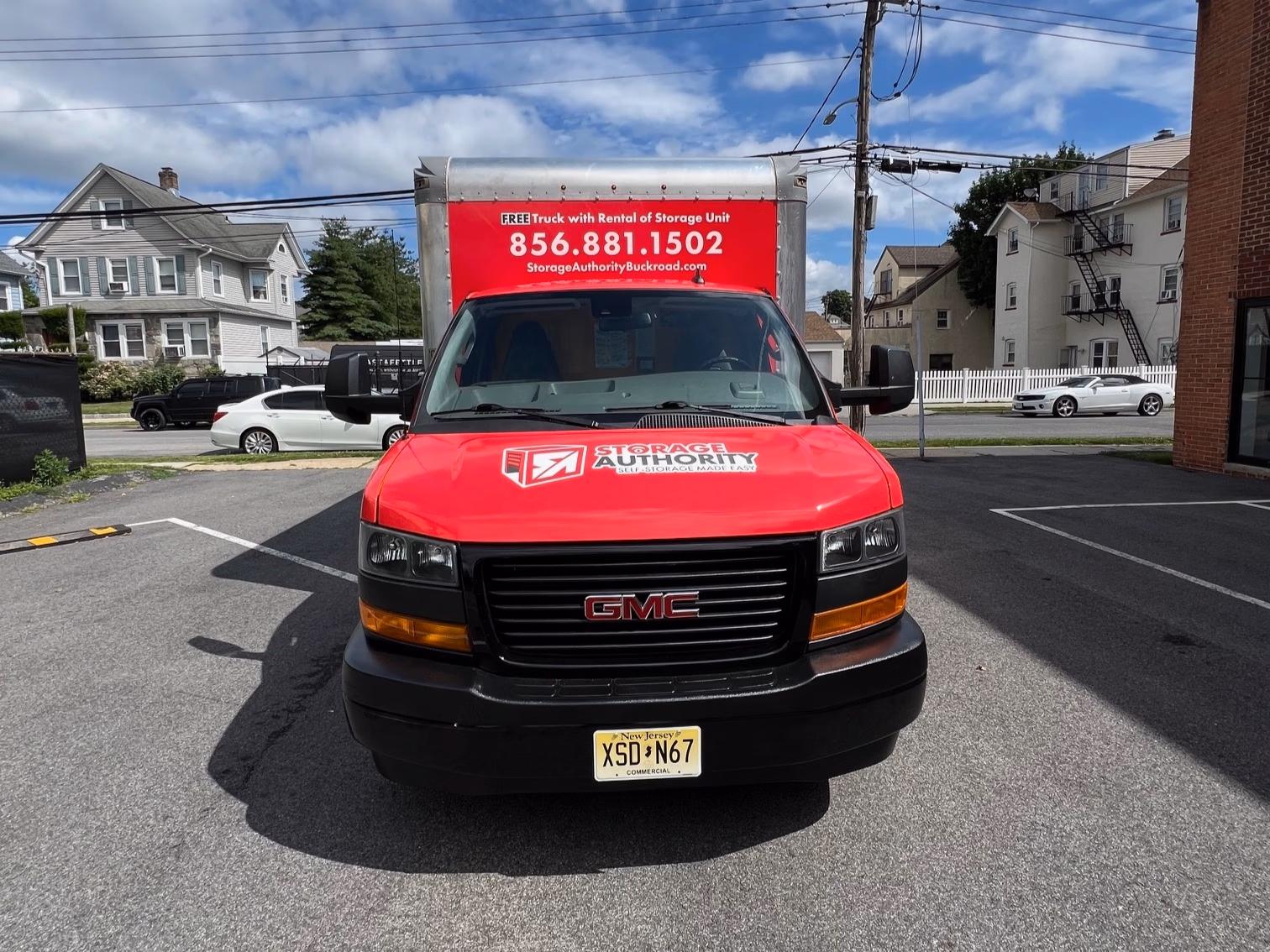 Storage Authority vehicle wrap in Harrison, NY