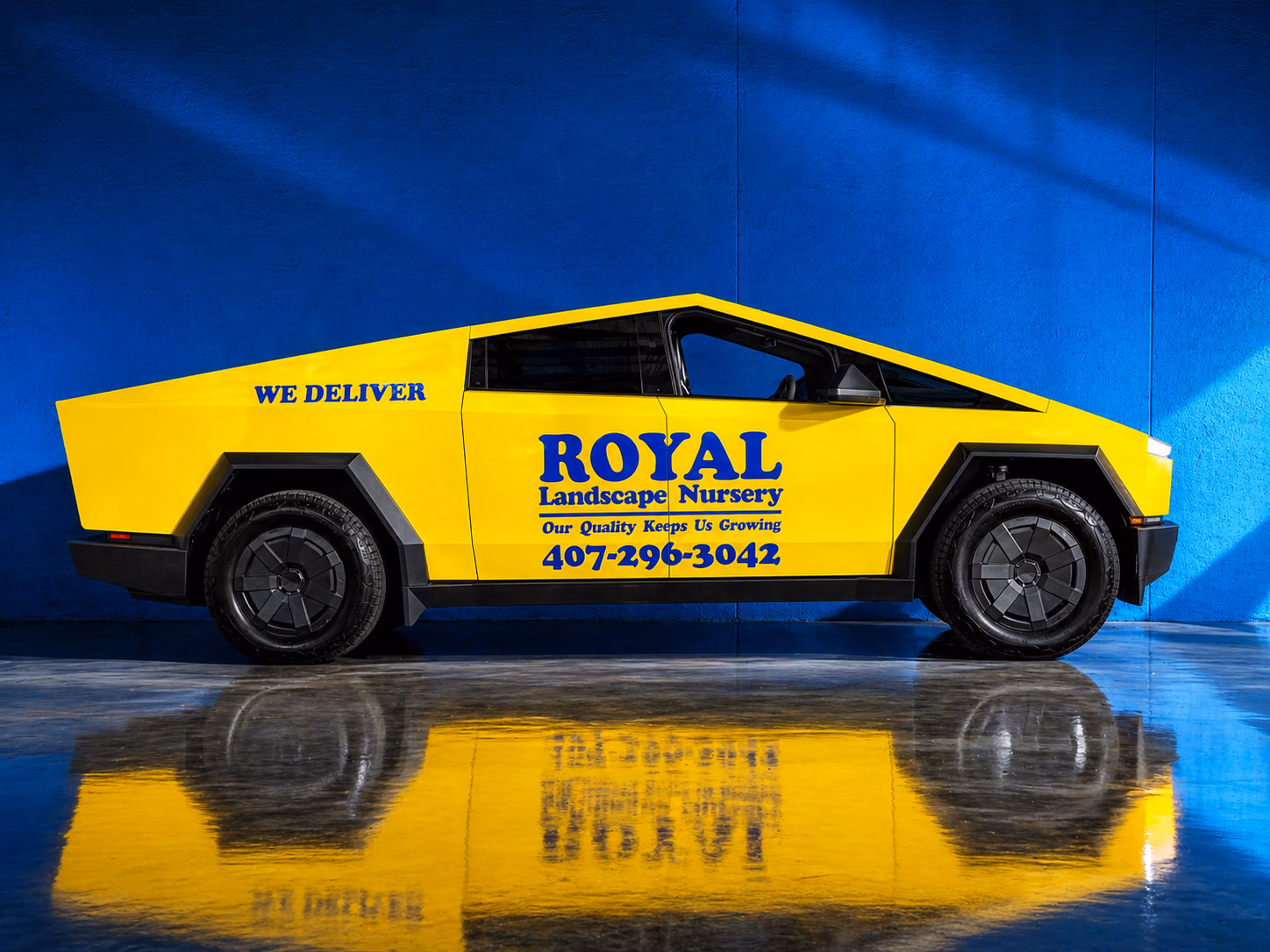 ROYAL Landscape Nursery vehicle wrap in Orlando, FL