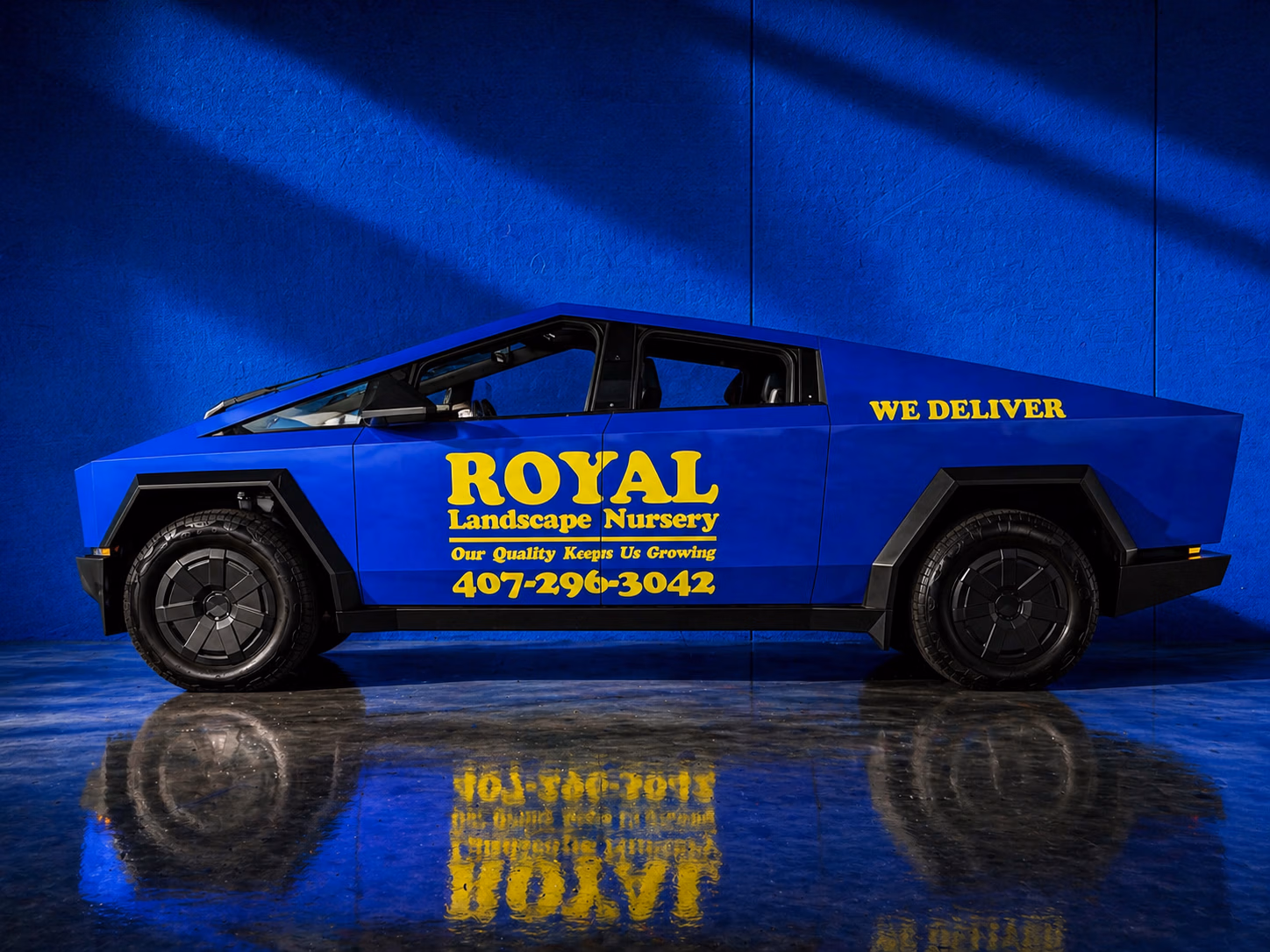 ROYAL Landscape Nursery vehicle wrap in Orlando, FL
