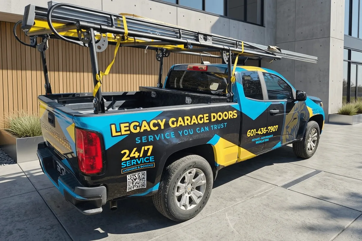 Full wrap on a Chevrolet Silverado truck in Purvis, MS