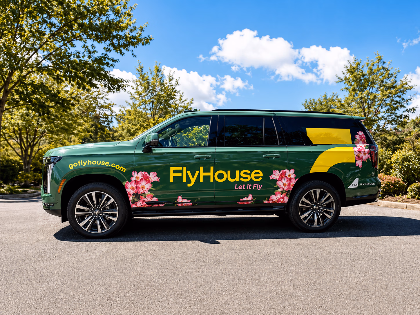 FlyHouse vehicle wrap in Blythe, GA
