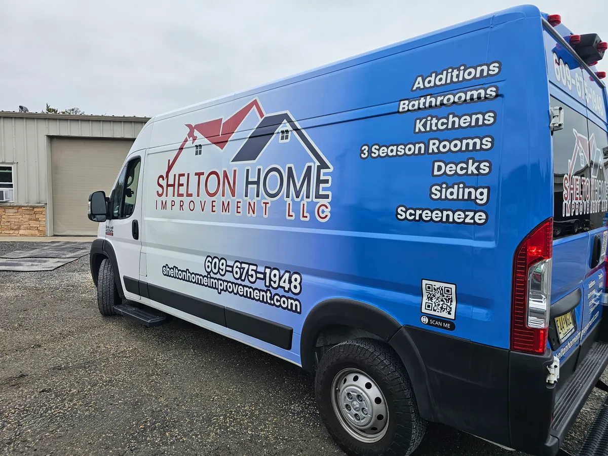 Partial wrap on a Ram ProMaster van in Newark, NJ