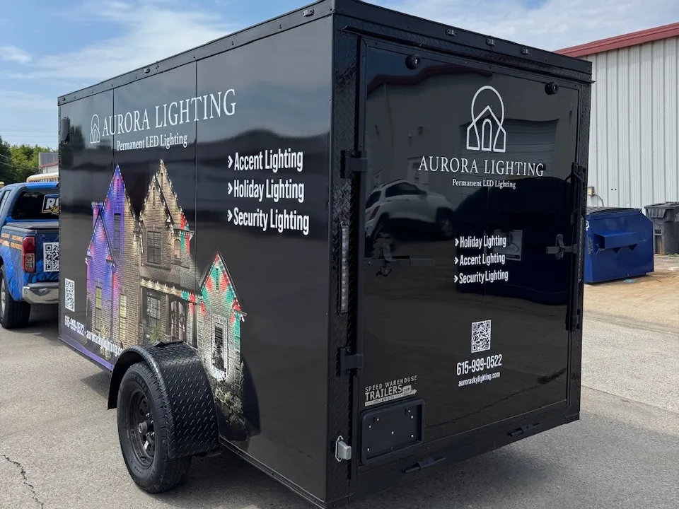 Full wrap on a trailer in Arrington, TN