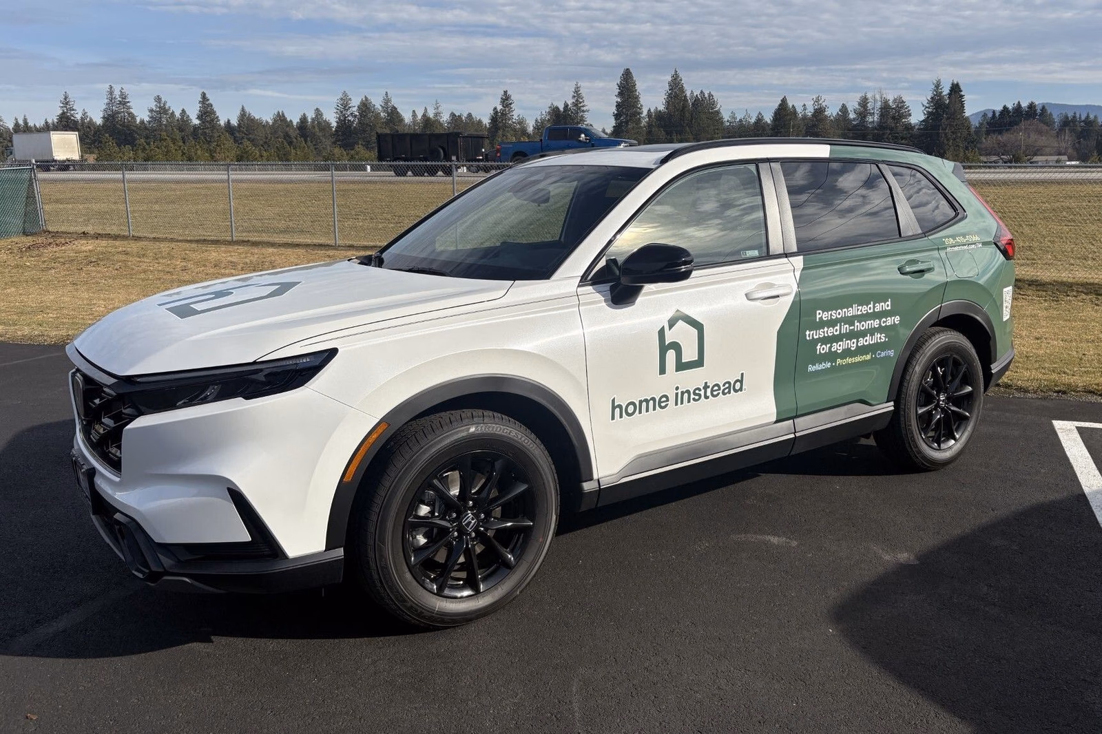 Home Instead vehicle wrap in Denver, CO