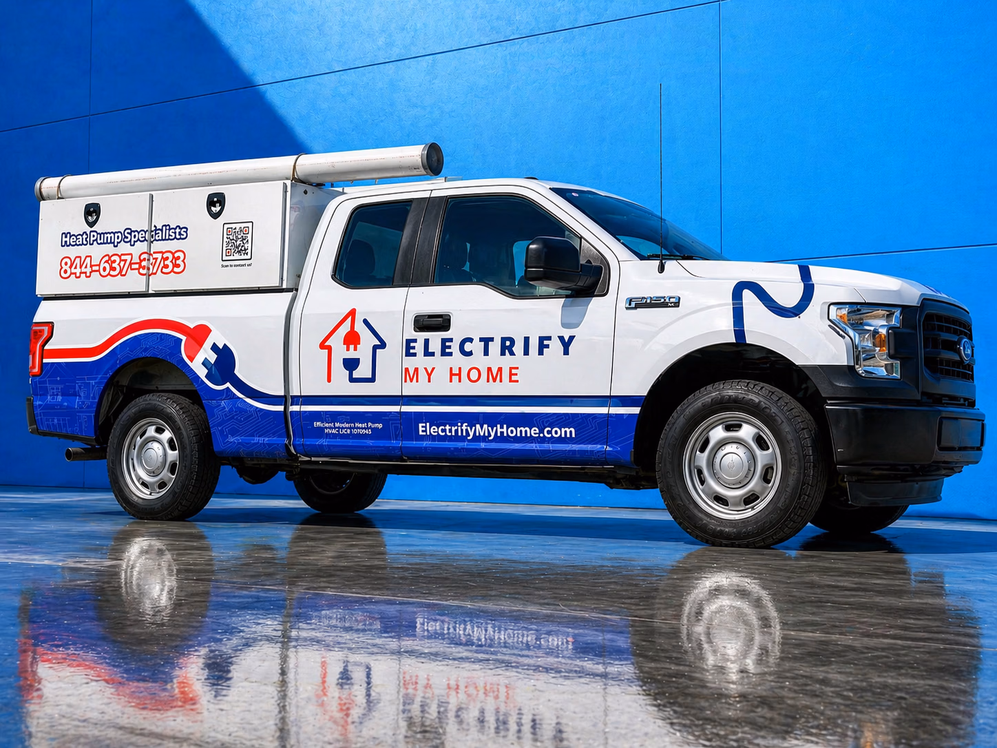Electrify My Home vehicle wrap in Vacaville, CA