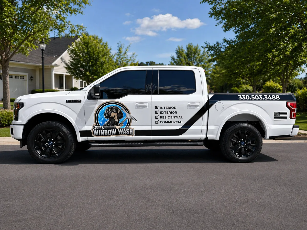 Spot graphics on a Ford F-150 truck in Naples, FL