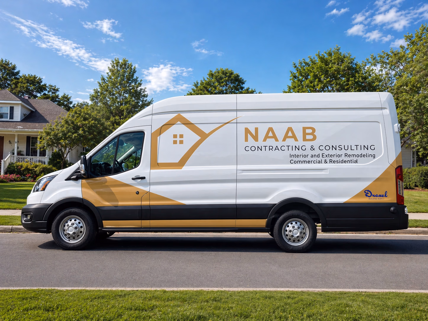 NAAB Contracting & Consulting  vehicle wrap in Pewaukee, WI
