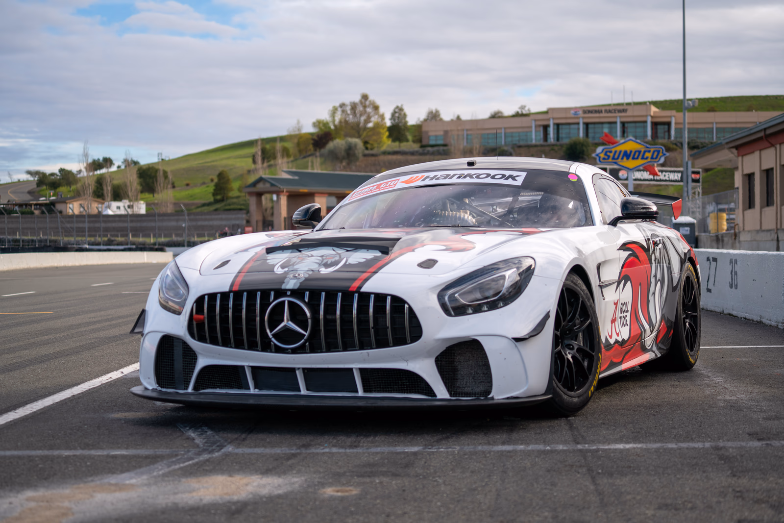 Roll Tide Mercedes-AMG GT vehicle wrap
