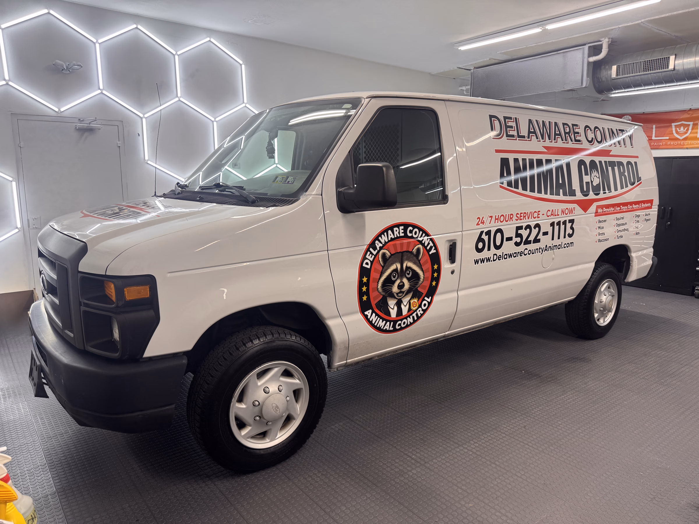 Delaware County Animal Control vehicle wrap in Darby, PA