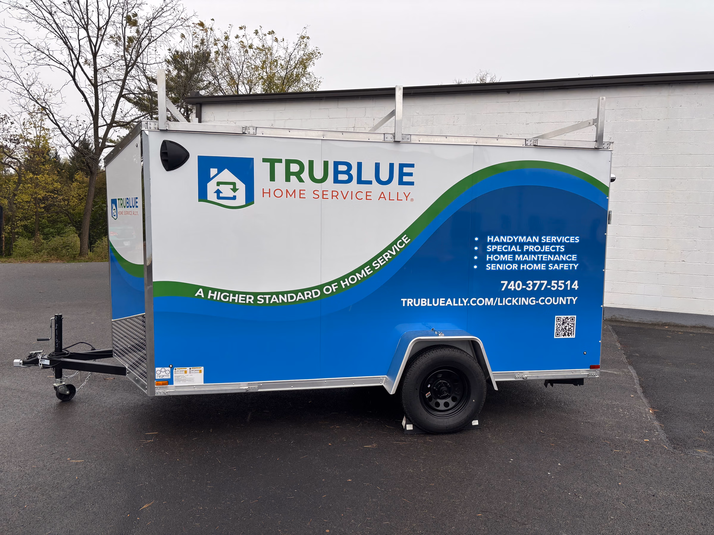 TruBlue vehicle wrap in Columbus, OH
