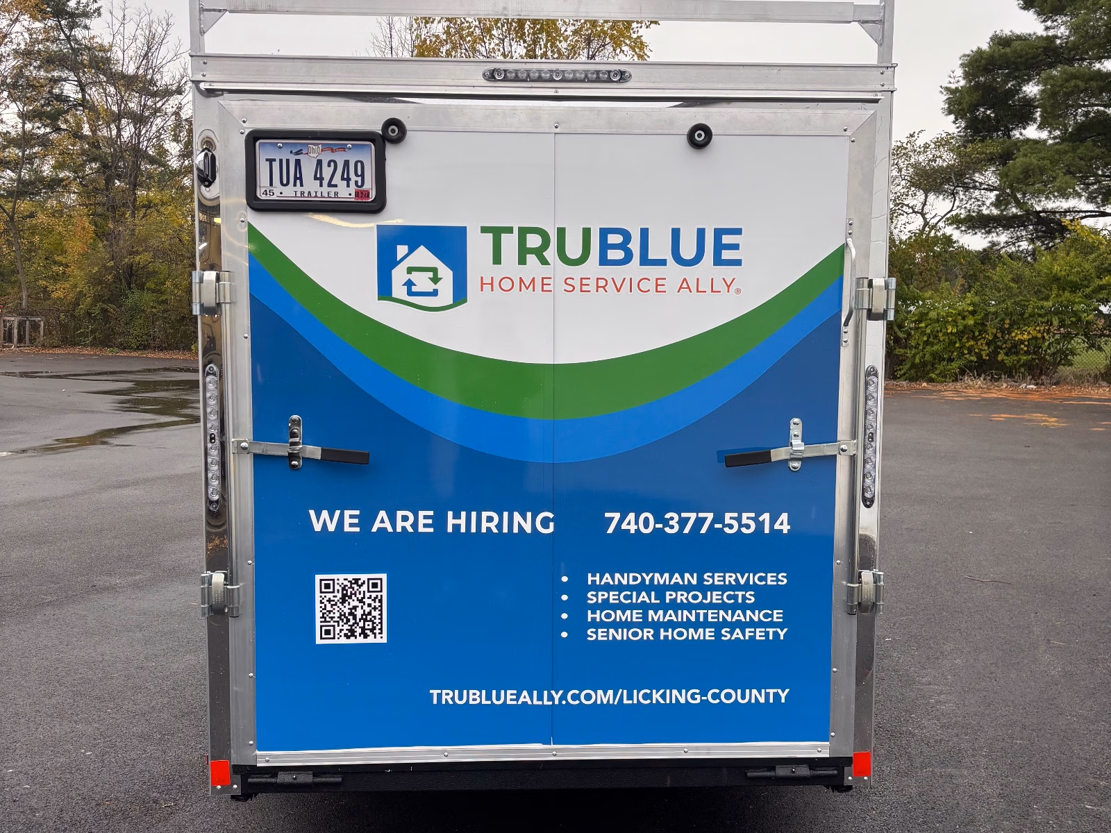 TruBlue vehicle wrap in Columbus, OH