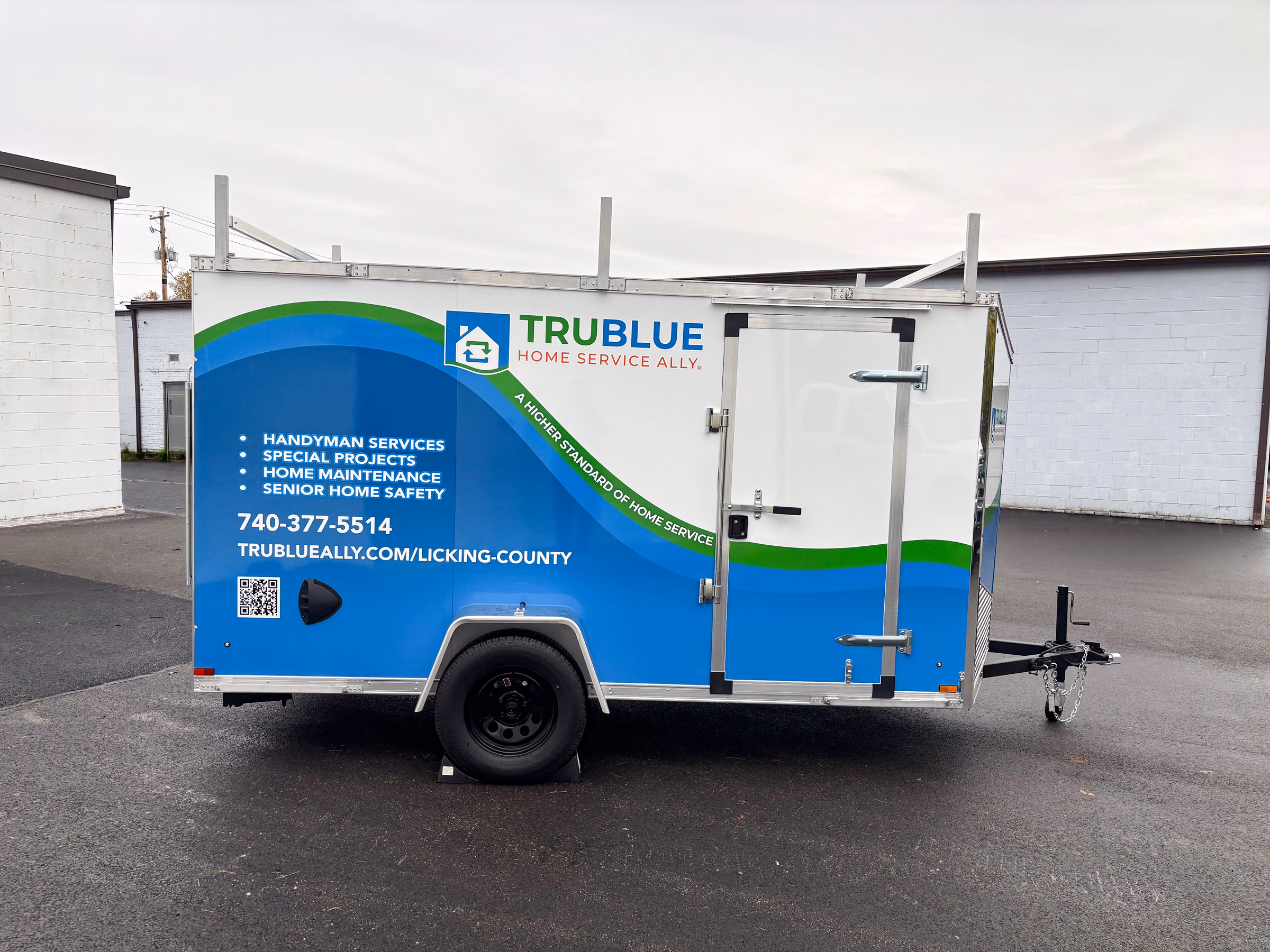TruBlue vehicle wrap in Columbus, OH