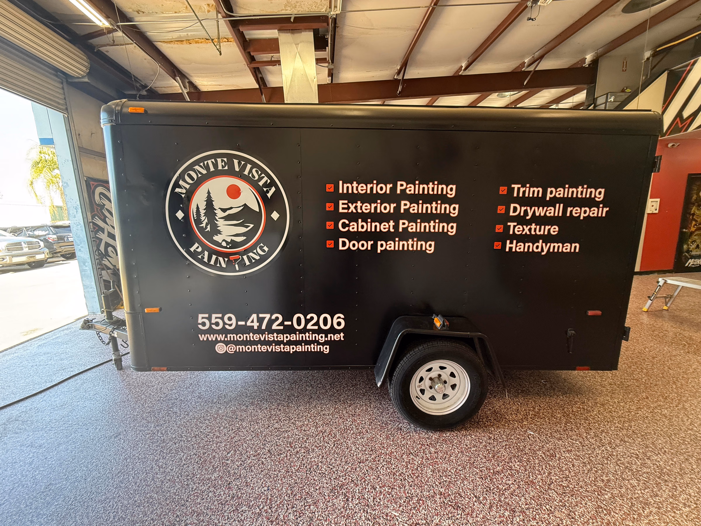 Monte Vista Painting vehicle wrap in Clovis, CA