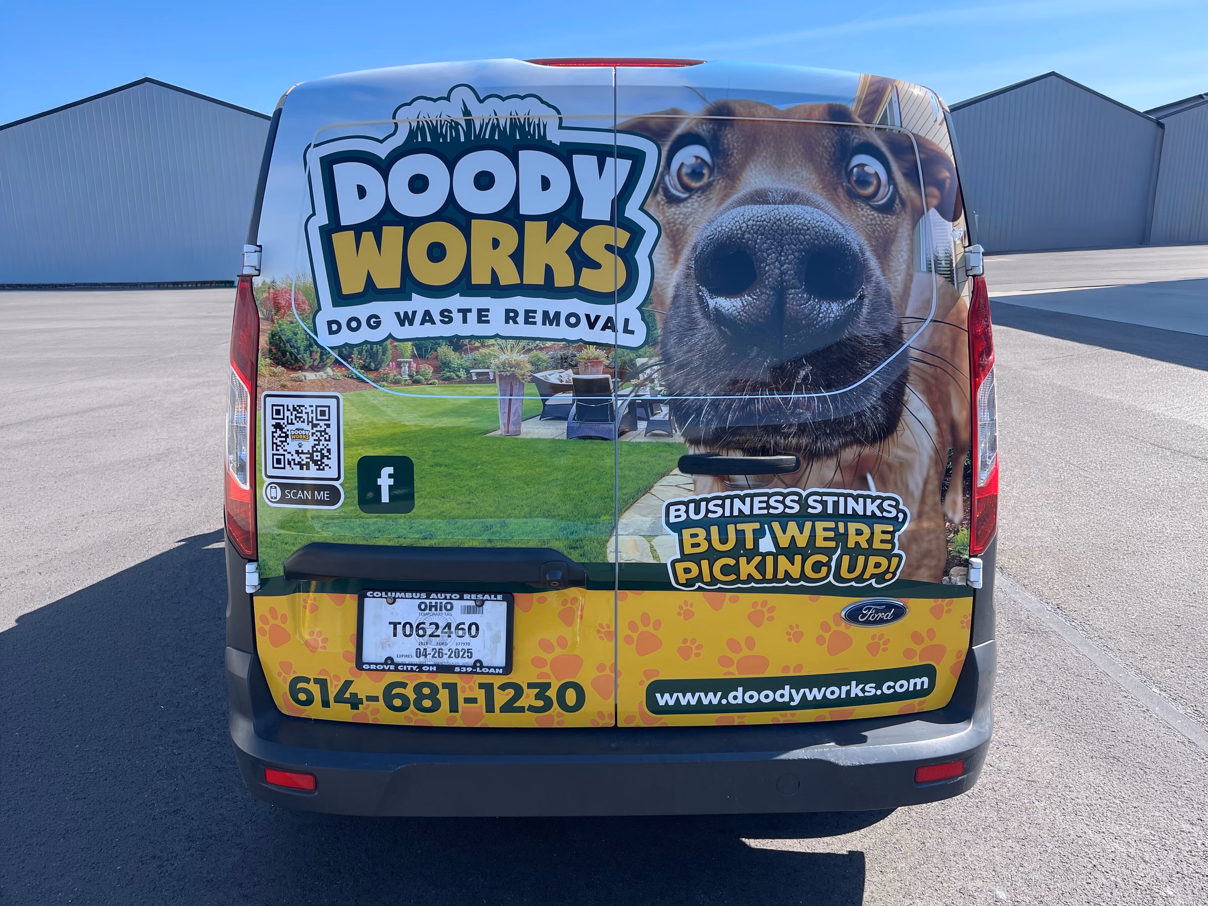 Doody Works vehicle wrap in Lewis Center, OH