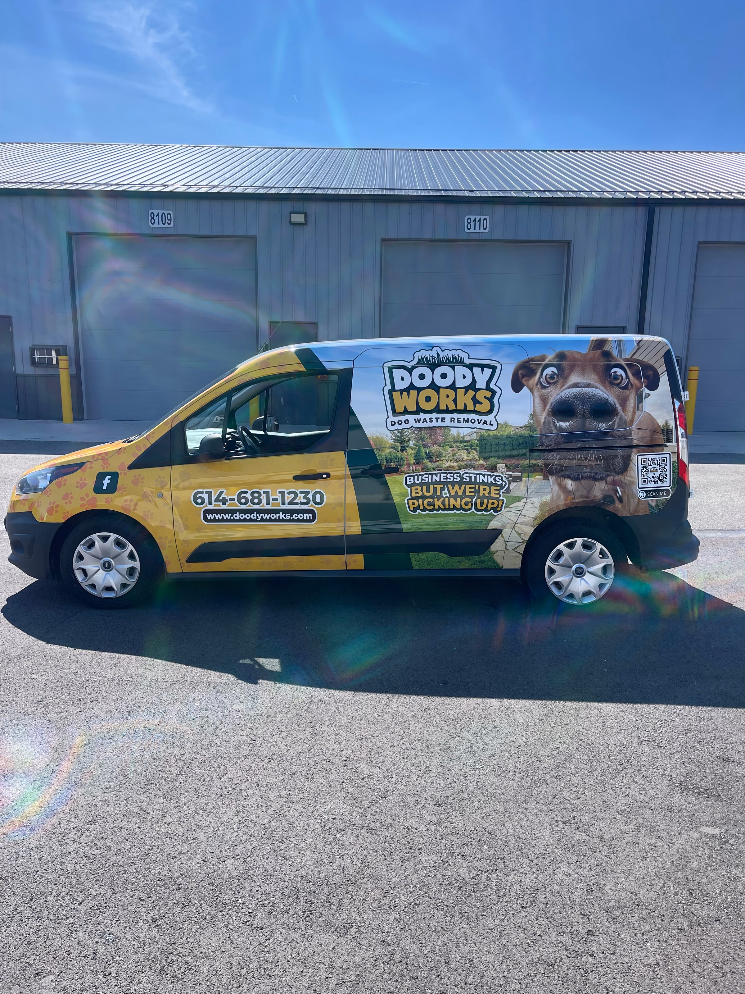 Doody Works vehicle wrap in Lewis Center, OH