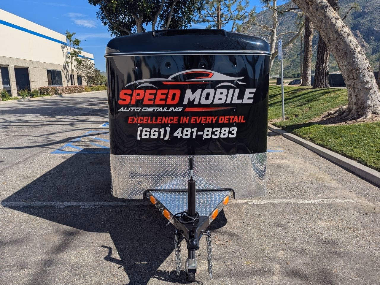 Speed Mobile Auto Detailing vehicle wrap in Bakersfield, CA