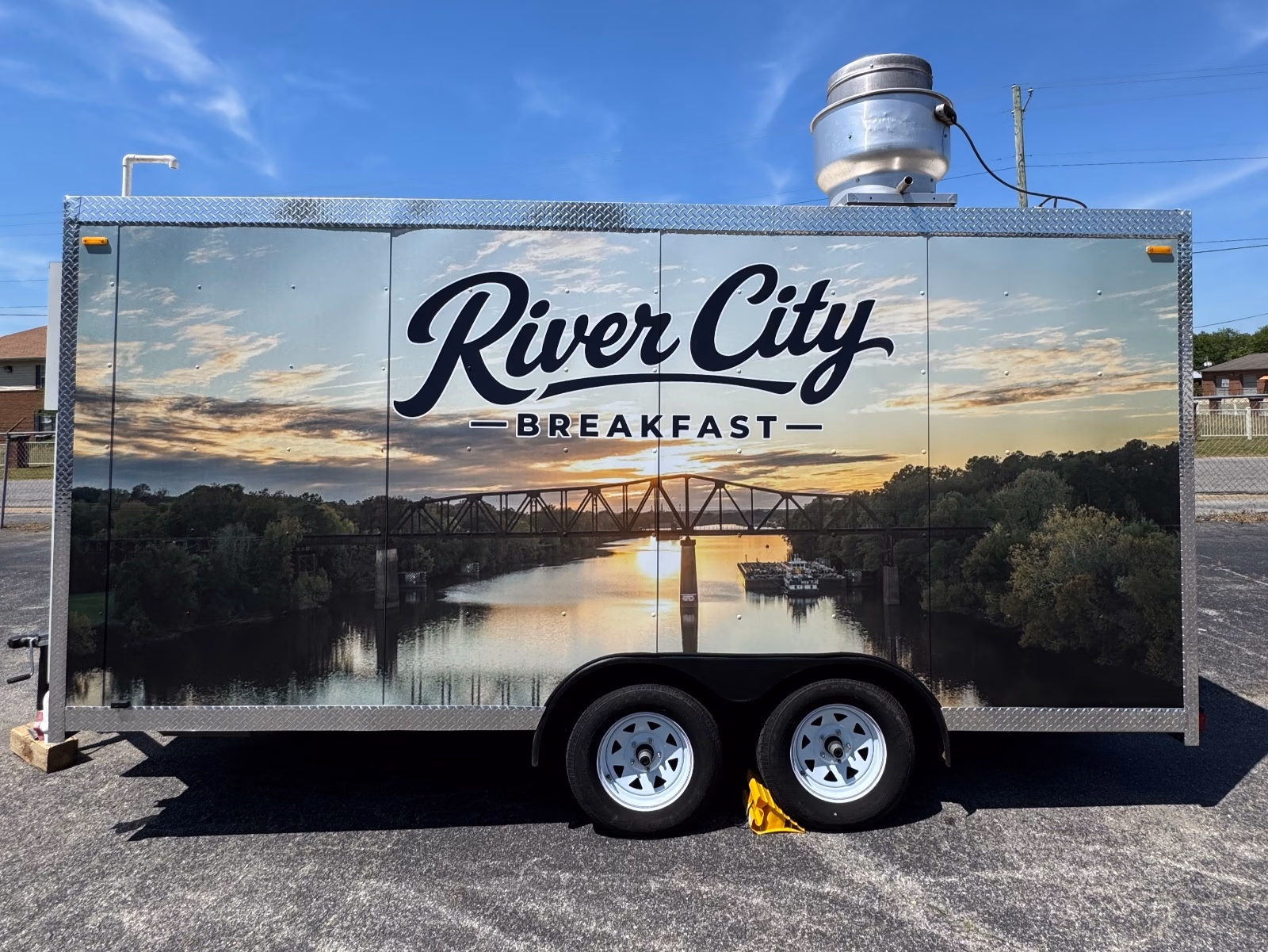 River City Breakfast vehicle wrap in Northport, AL