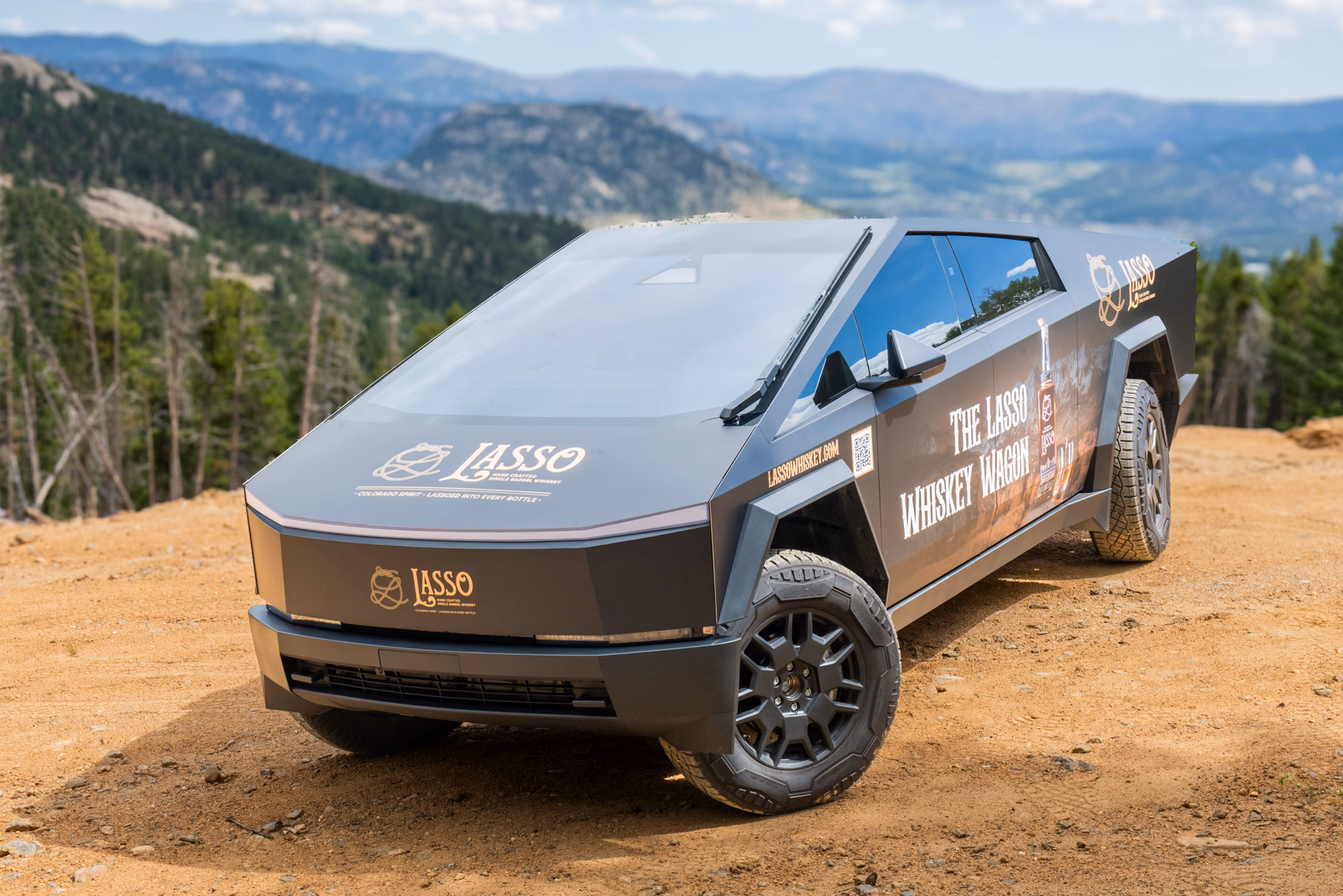 The Lasso Whiskey Wagon vehicle wrap in Windsor, CO