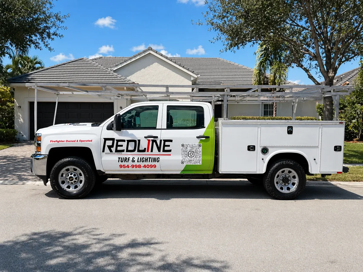 Spot graphics on a Chevrolet Silverado 2500HD truck in Fort Lauderdale, FL
