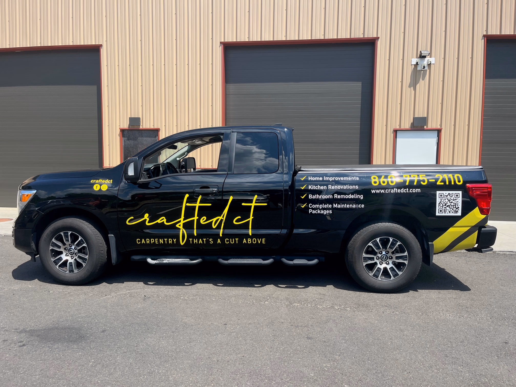 Crafted CT vehicle wrap in New Milford, CT