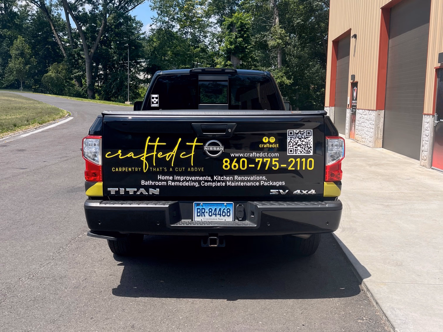 Crafted CT vehicle wrap in New Milford, CT