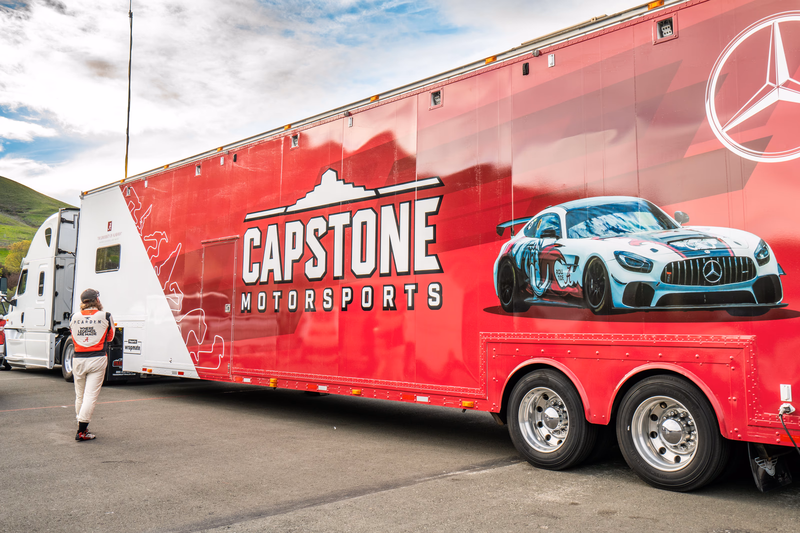 Capstone Motorsports vehicle wrap in Denver, CO