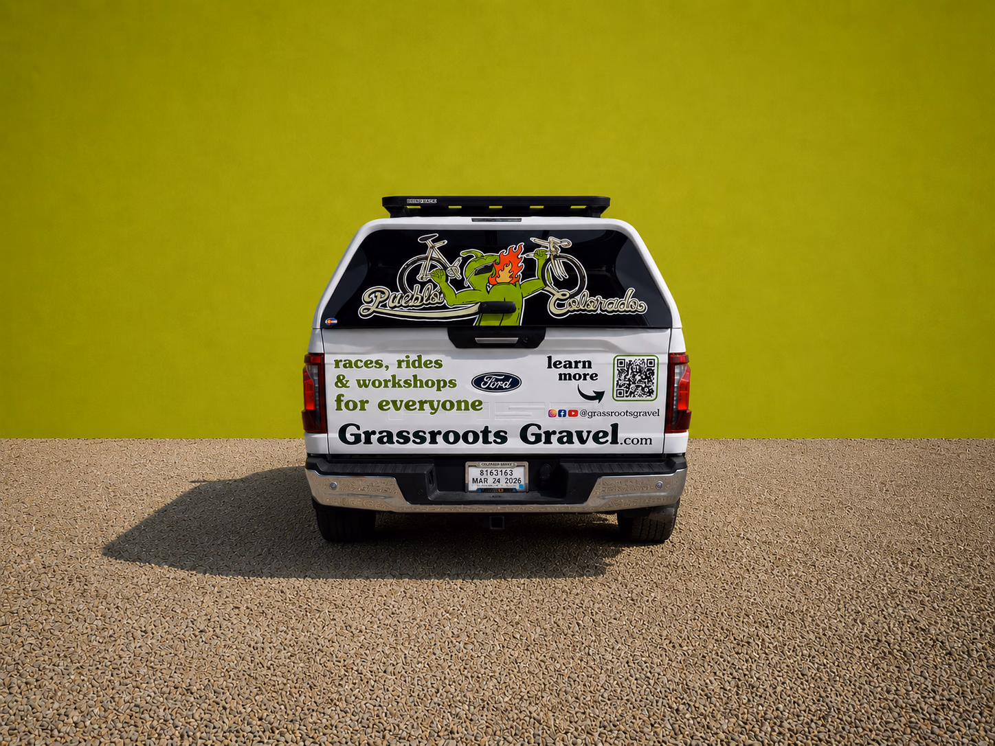 Grassroots Gravel vehicle wrap in Pueblo, CO